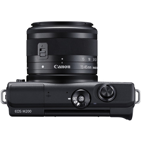 Canon EOS M200 KIT 15-45 IS STM Chính Hãng (TRẮNG/ĐEN)