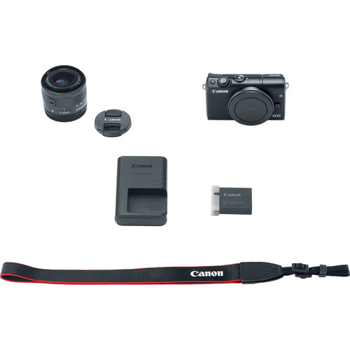 Canon EOS M100 Kit Lens 15-45 IS STM Chính hãng