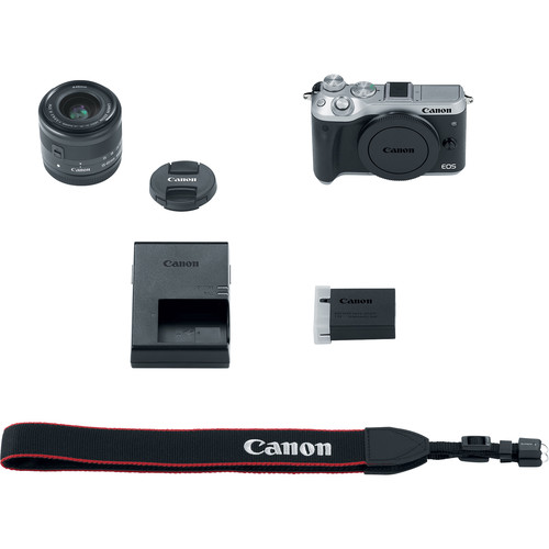 Máy ảnh Canon EOS M6 lens kit 15-45mm