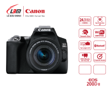 Máy Ảnh Canon EOS 200D II KIT 18-55 MM (ĐEN)